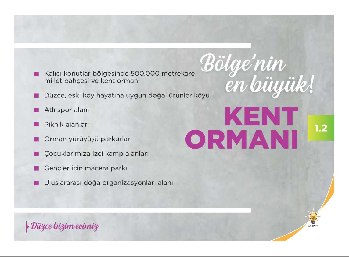 Bölgenin En Büyük Kent Ormanı Projesi