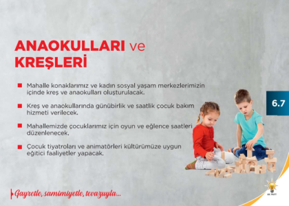 Anaokulları ve kreşleri