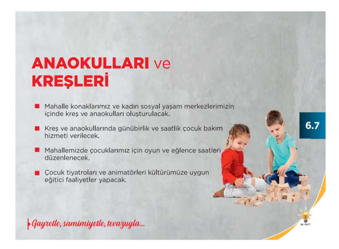 Anaokulu ve kreşler