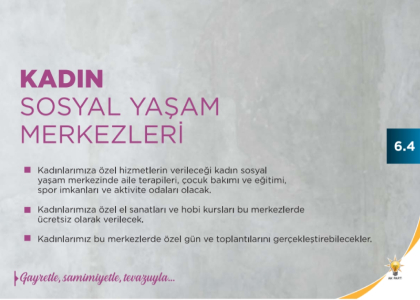 Kadın sosyal yaşam merkezleri