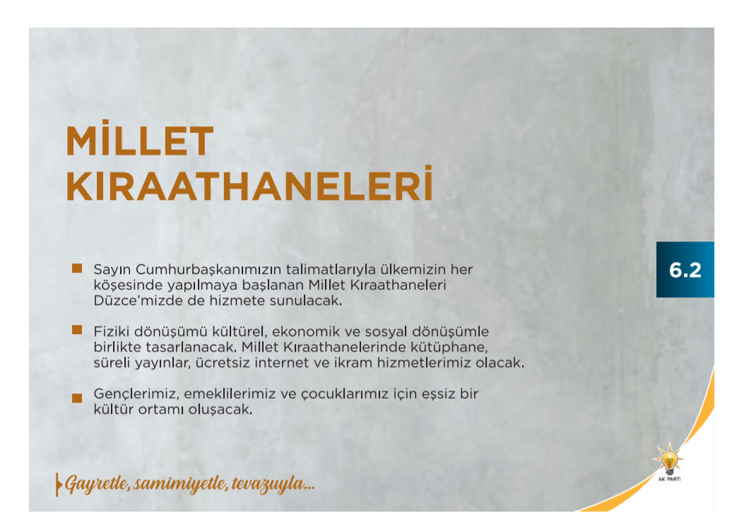 Millet kıraathaneleri projesi