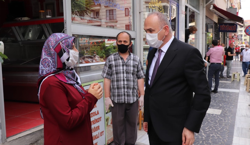 Faruk Özlü Esnaf Ziyaretinde Bulundu