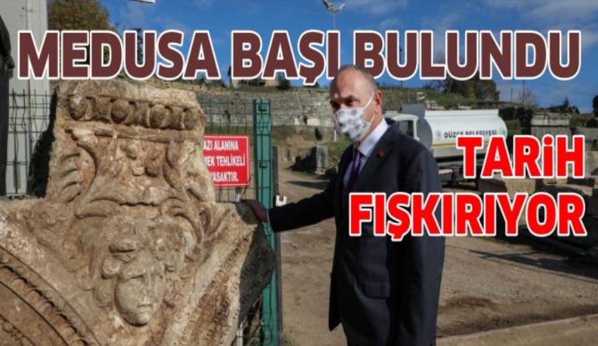 Medusa başı bulundu