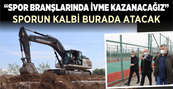 spor'un kalbi burada atacak