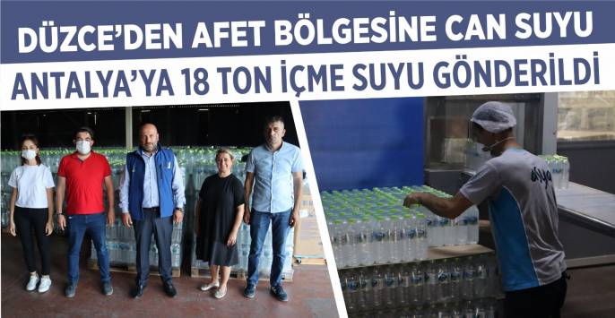 Düzce Belediyesi’nden Yangın Bölgesine Tam Destek